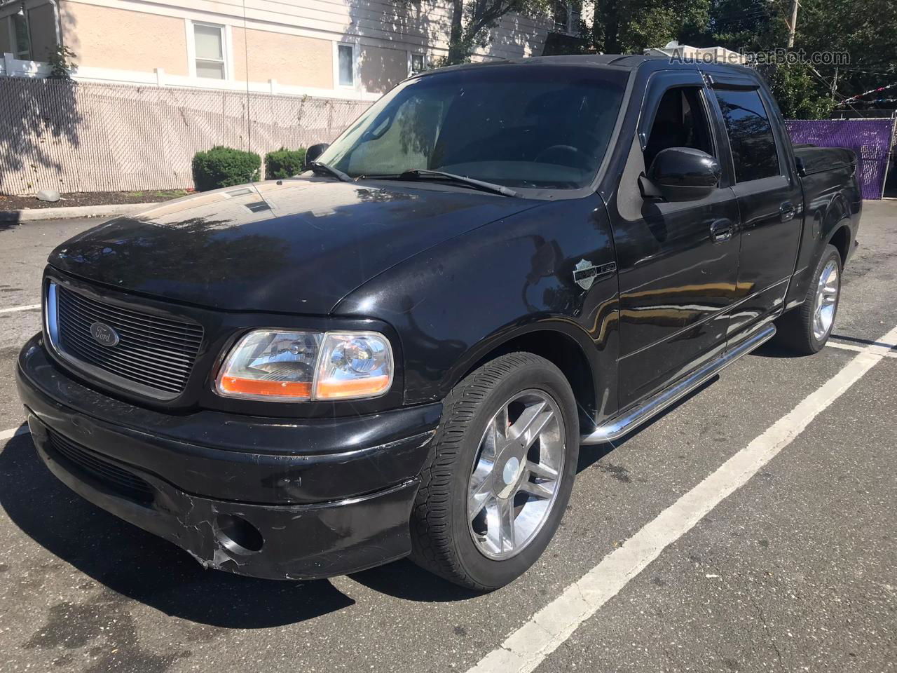 2001 Ford F150 Supercrew Black vin: 1FTRW07L81KA84130