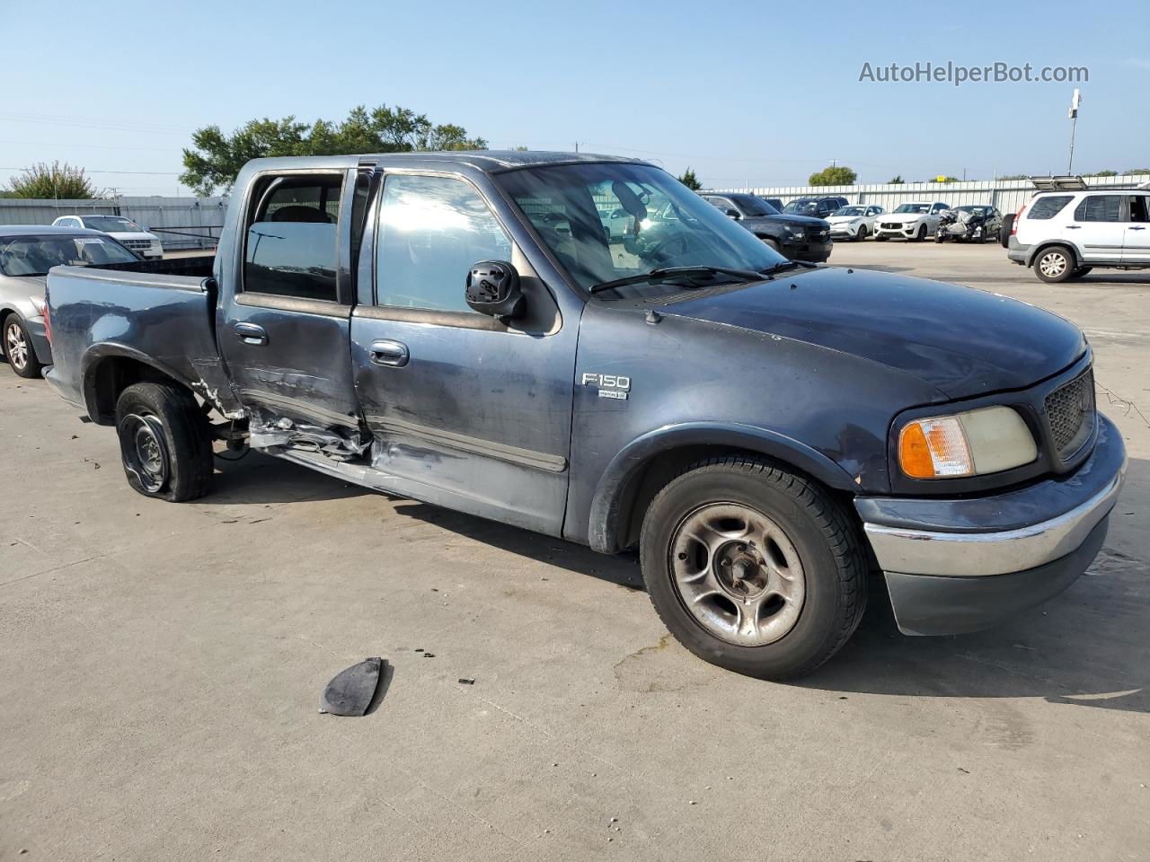 2001 Ford F150 Supercrew Black vin: 1FTRW07L81KB55004