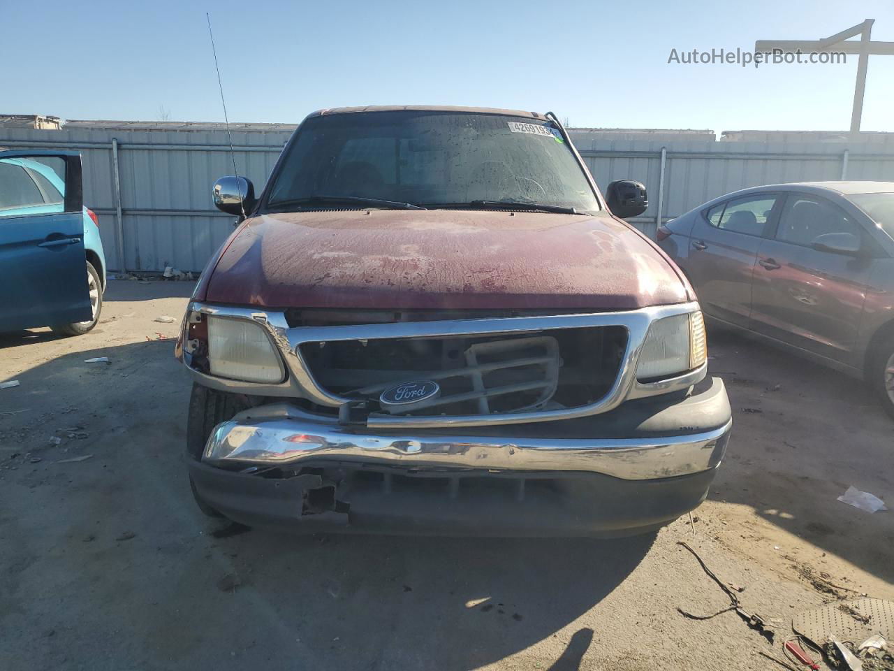 2001 Ford F150 Supercrew Red vin: 1FTRW07L81KD64985