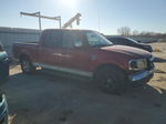 2001 Ford F150 Supercrew Red vin: 1FTRW07L81KD64985