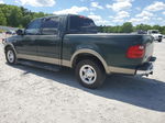 2001 Ford F150 Supercrew Зеленый vin: 1FTRW07L81KF04548