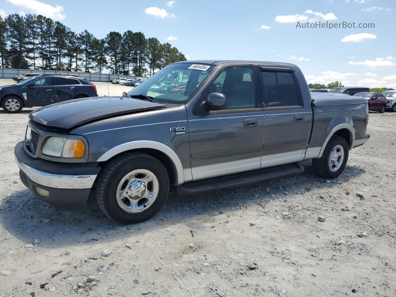 2003 Ford F150 Supercrew Серый vin: 1FTRW07L83KD28457