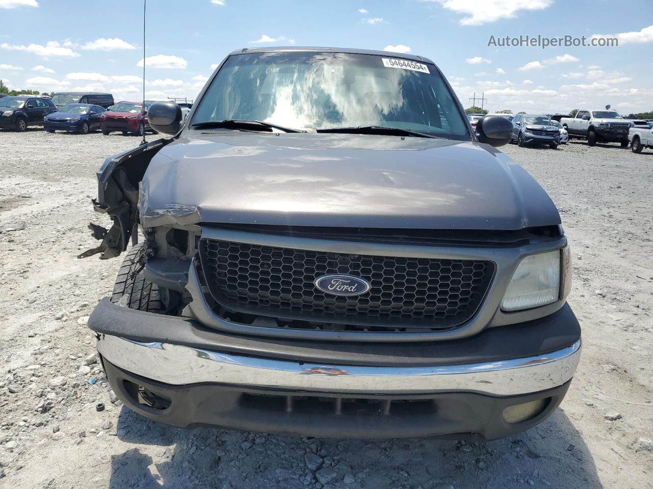 2003 Ford F150 Supercrew Серый vin: 1FTRW07L83KD28457