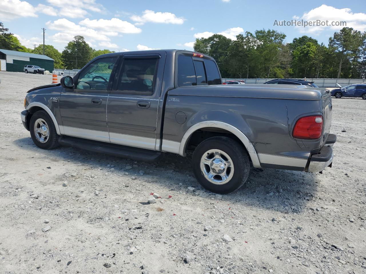 2003 Ford F150 Supercrew Gray vin: 1FTRW07L83KD28457