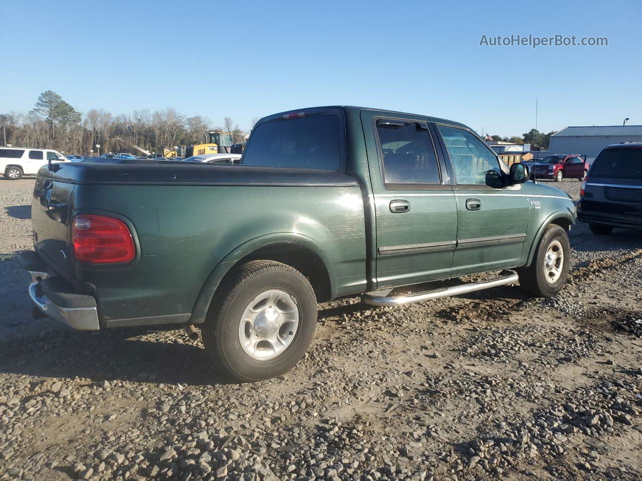 2003 Ford F150 Supercrew Green vin: 1FTRW07L83KD35229