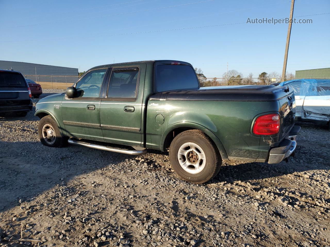 2003 Ford F150 Supercrew Green vin: 1FTRW07L83KD35229