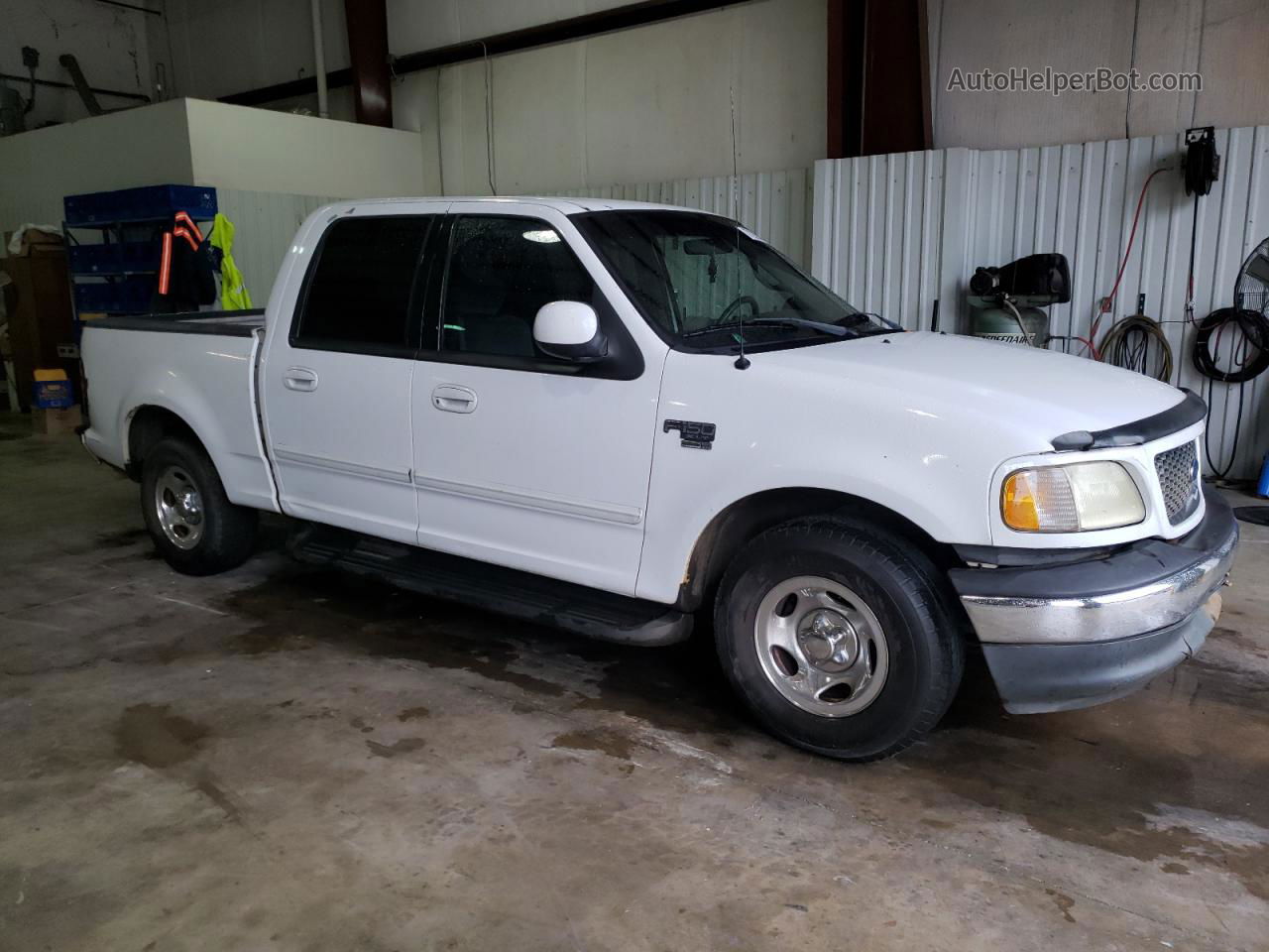 2001 Ford F150 Supercrew White vin: 1FTRW07L91KC12147