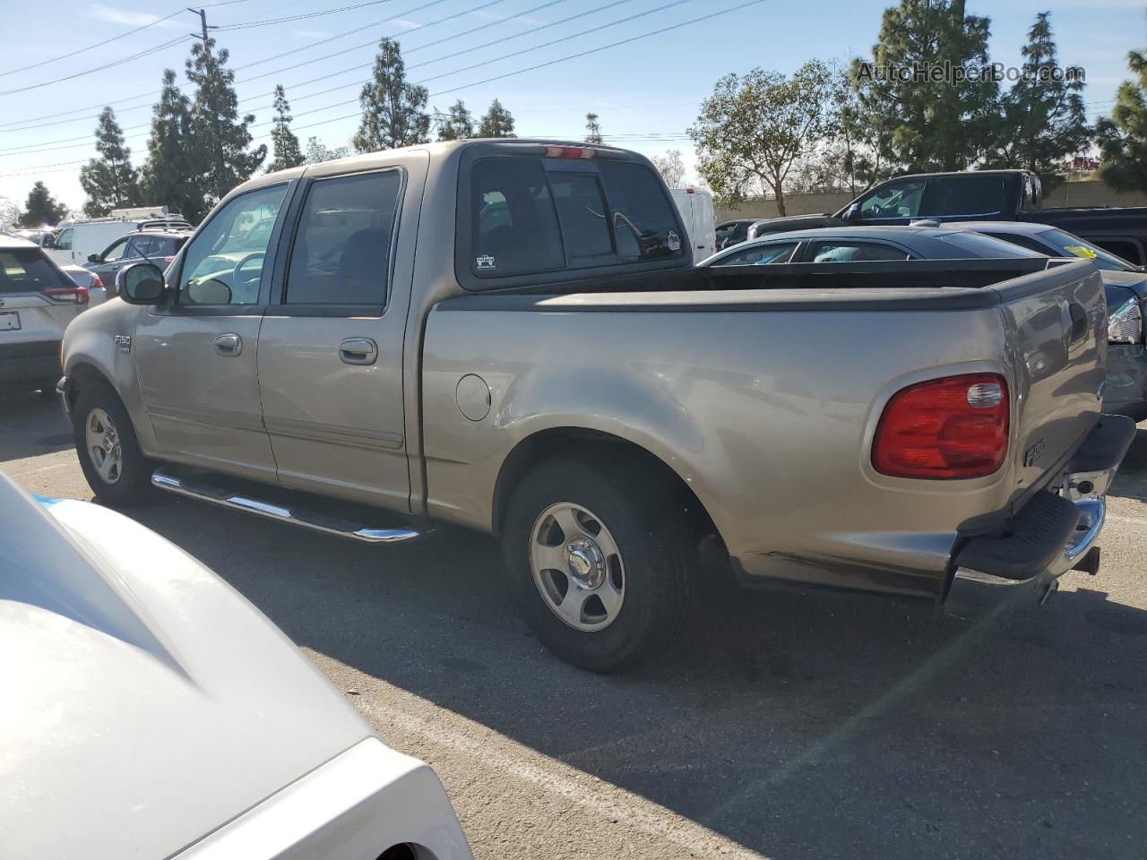 2001 Ford F150 Supercrew Tan vin: 1FTRW07L91KE52783