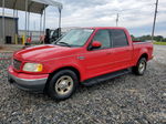 2003 Ford F150 Supercrew Red vin: 1FTRW07L93KA76217