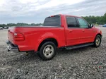 2003 Ford F150 Supercrew Red vin: 1FTRW07L93KA76217