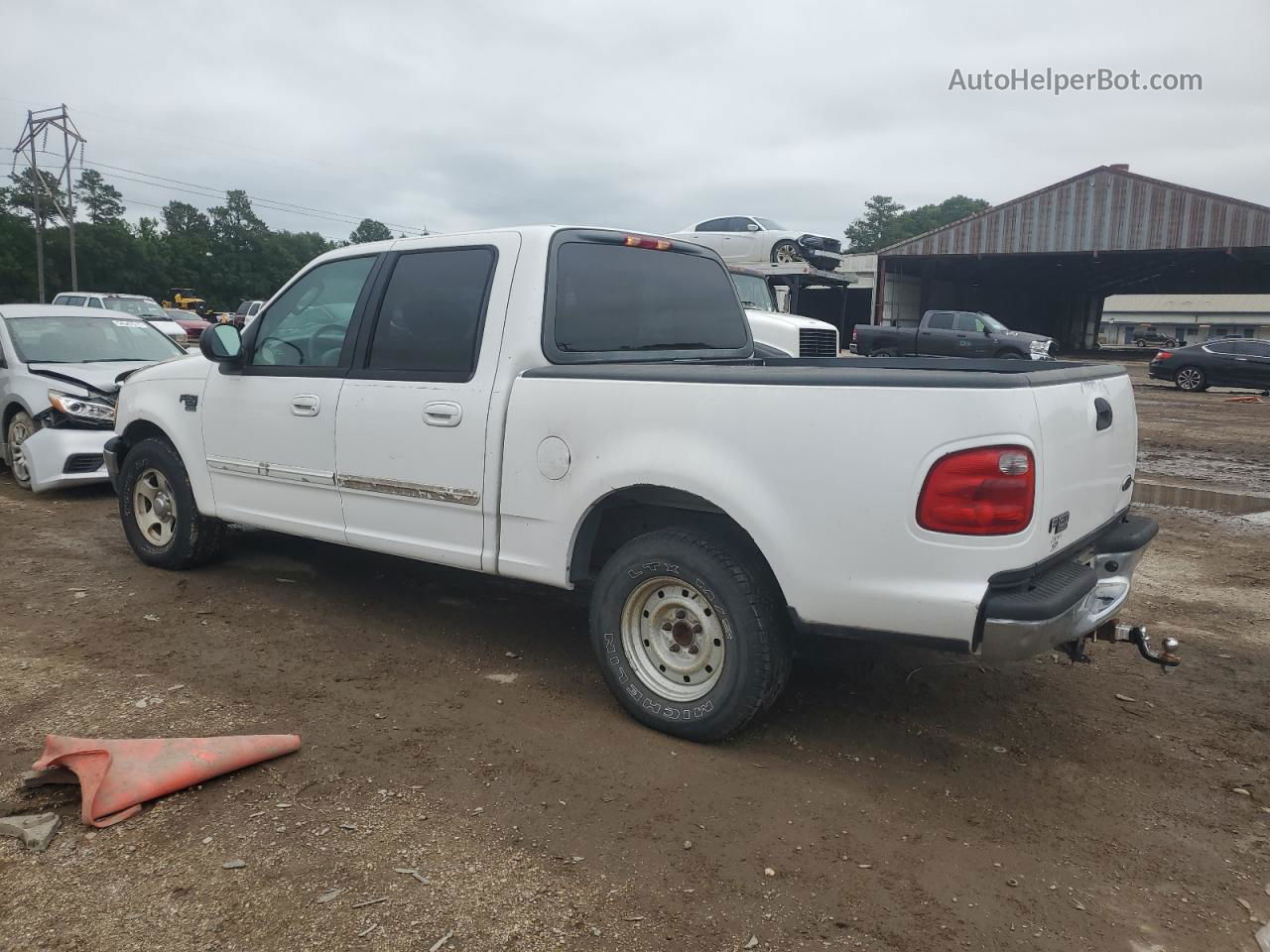 2003 Ford F150 Supercrew White vin: 1FTRW07L93KB52213