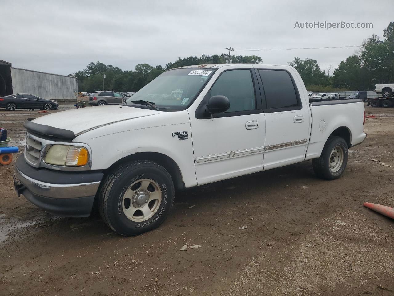 2003 Ford F150 Supercrew White vin: 1FTRW07L93KB52213