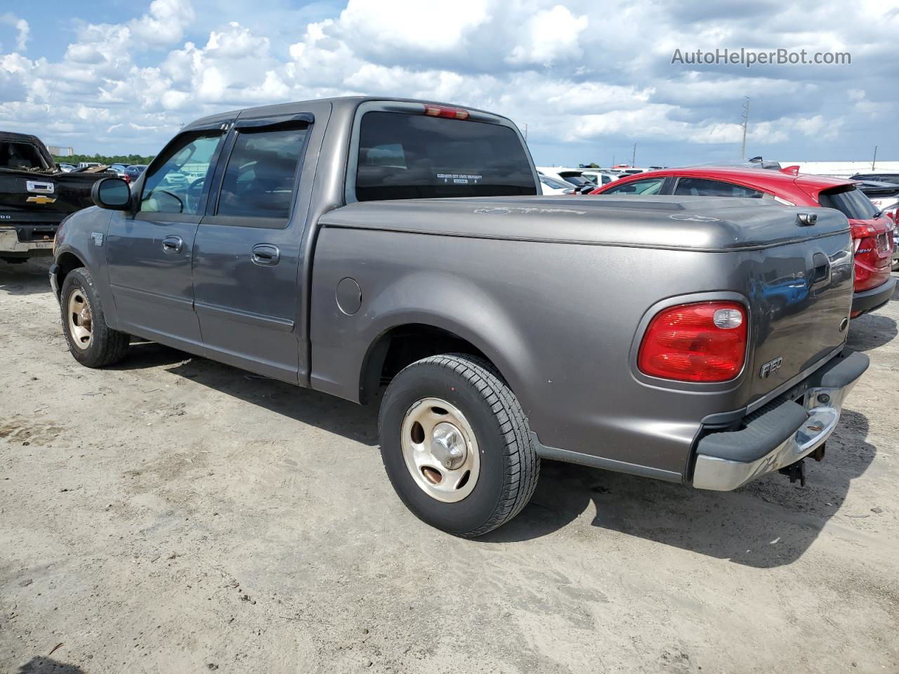 2003 Ford F150 Supercrew Gray vin: 1FTRW07L93KD33280