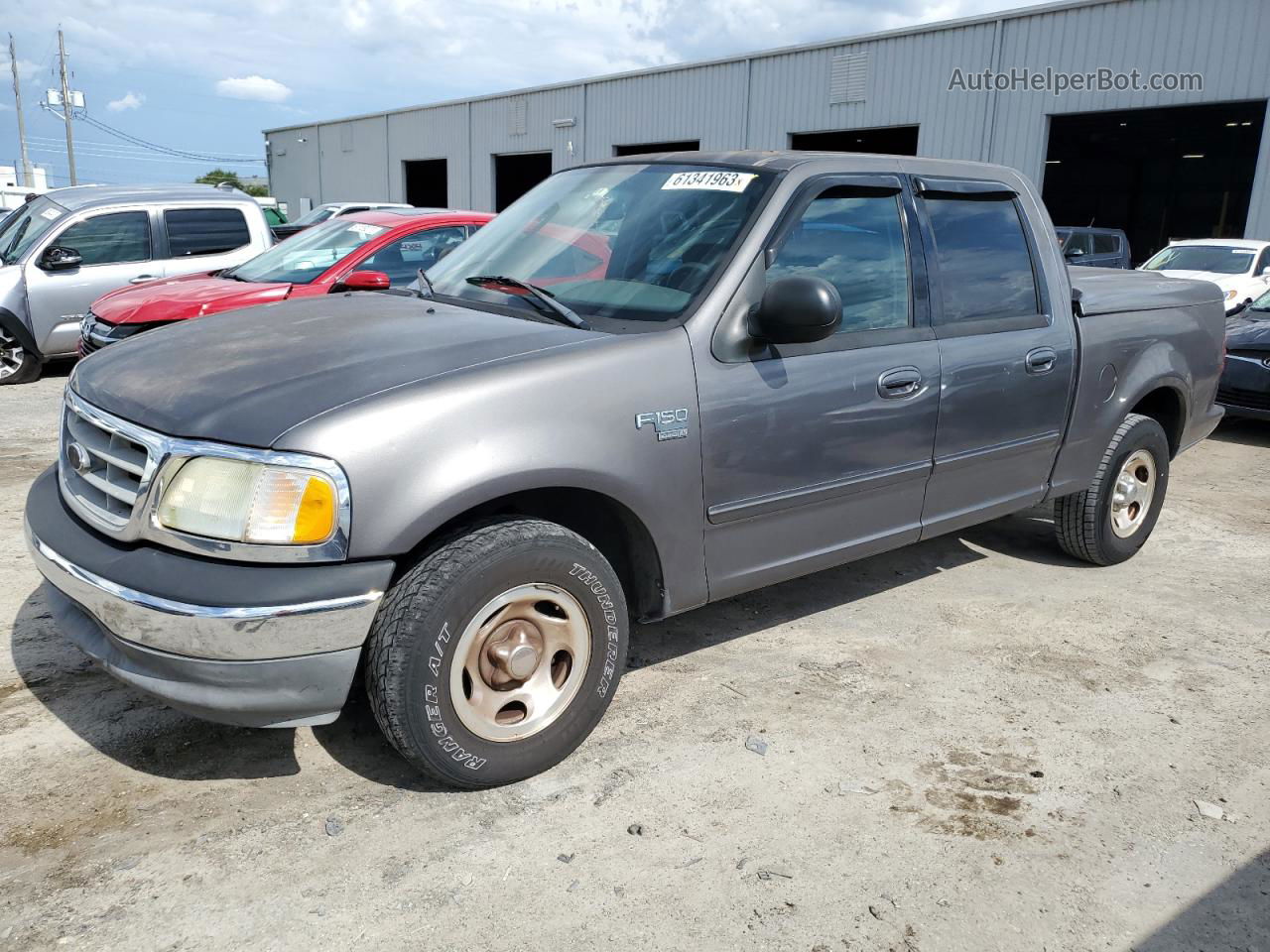 2003 Ford F150 Supercrew Gray vin: 1FTRW07L93KD33280