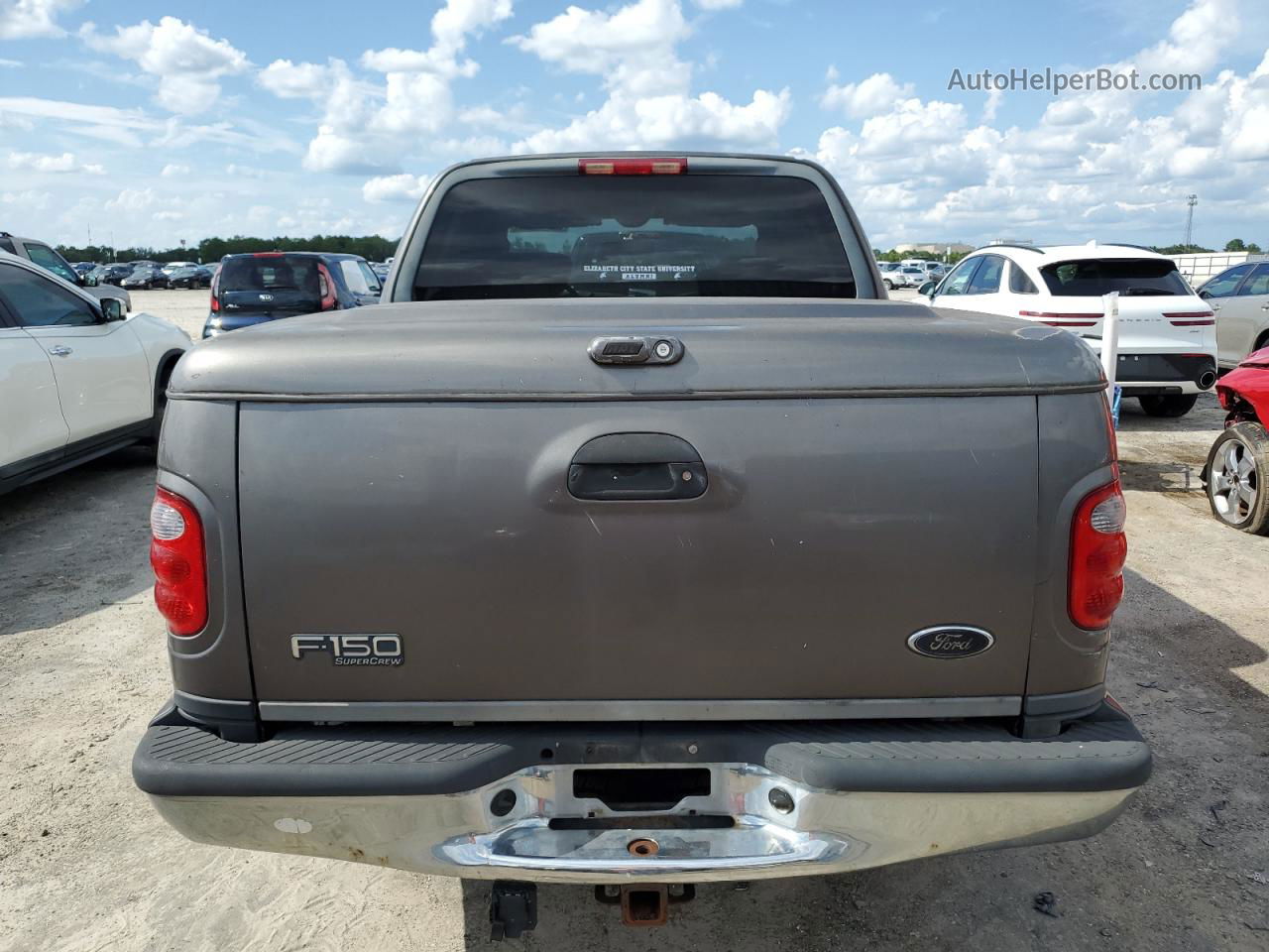 2003 Ford F150 Supercrew Gray vin: 1FTRW07L93KD33280