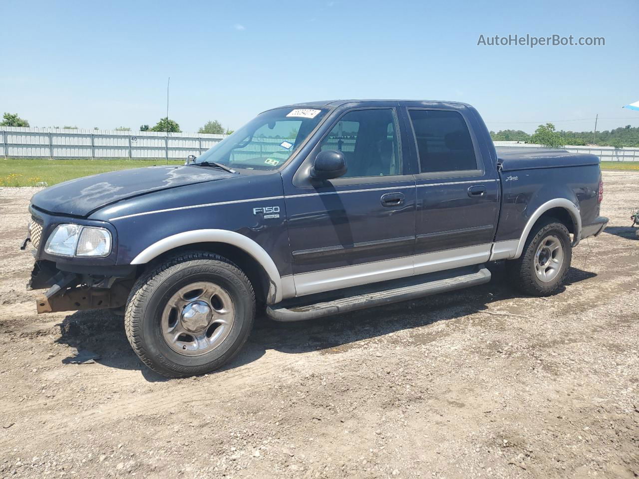 2001 Ford F150 Supercrew Blue vin: 1FTRW07LX1KB48118