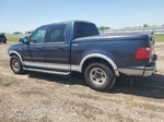 2001 Ford F150 Supercrew Blue vin: 1FTRW07LX1KB48118