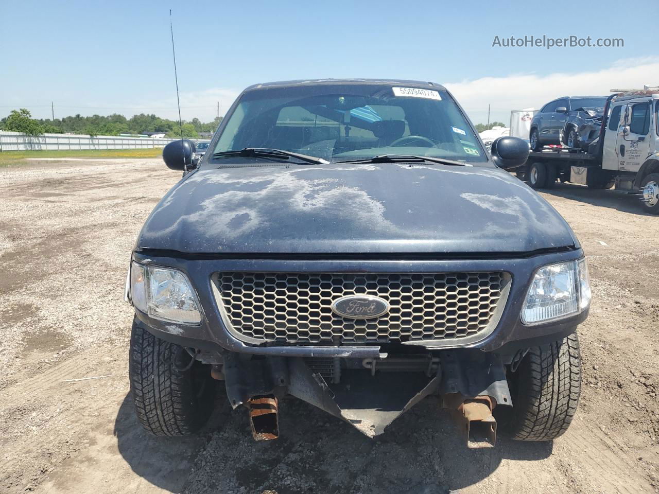 2001 Ford F150 Supercrew Blue vin: 1FTRW07LX1KB48118