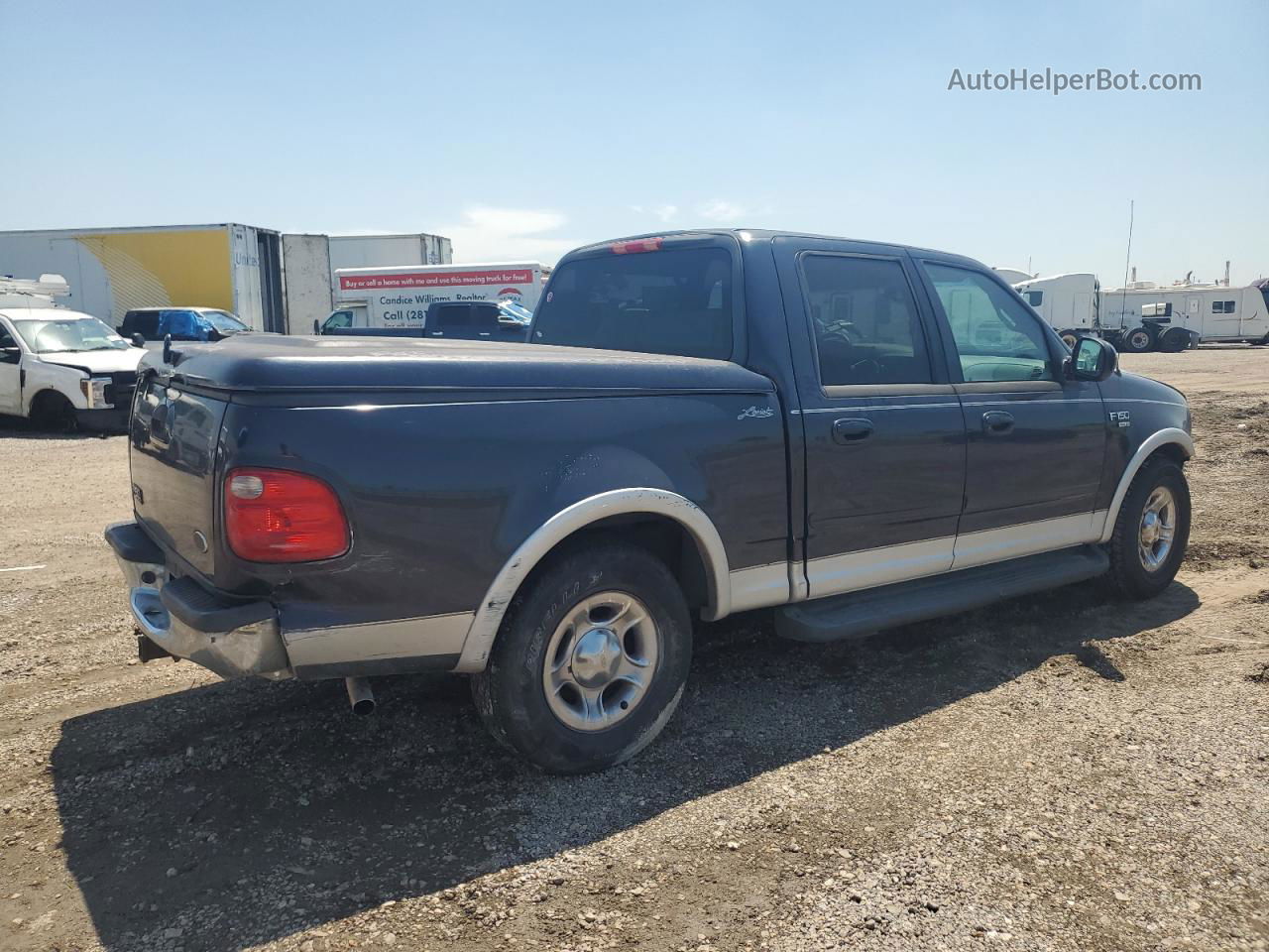 2001 Ford F150 Supercrew Blue vin: 1FTRW07LX1KB48118