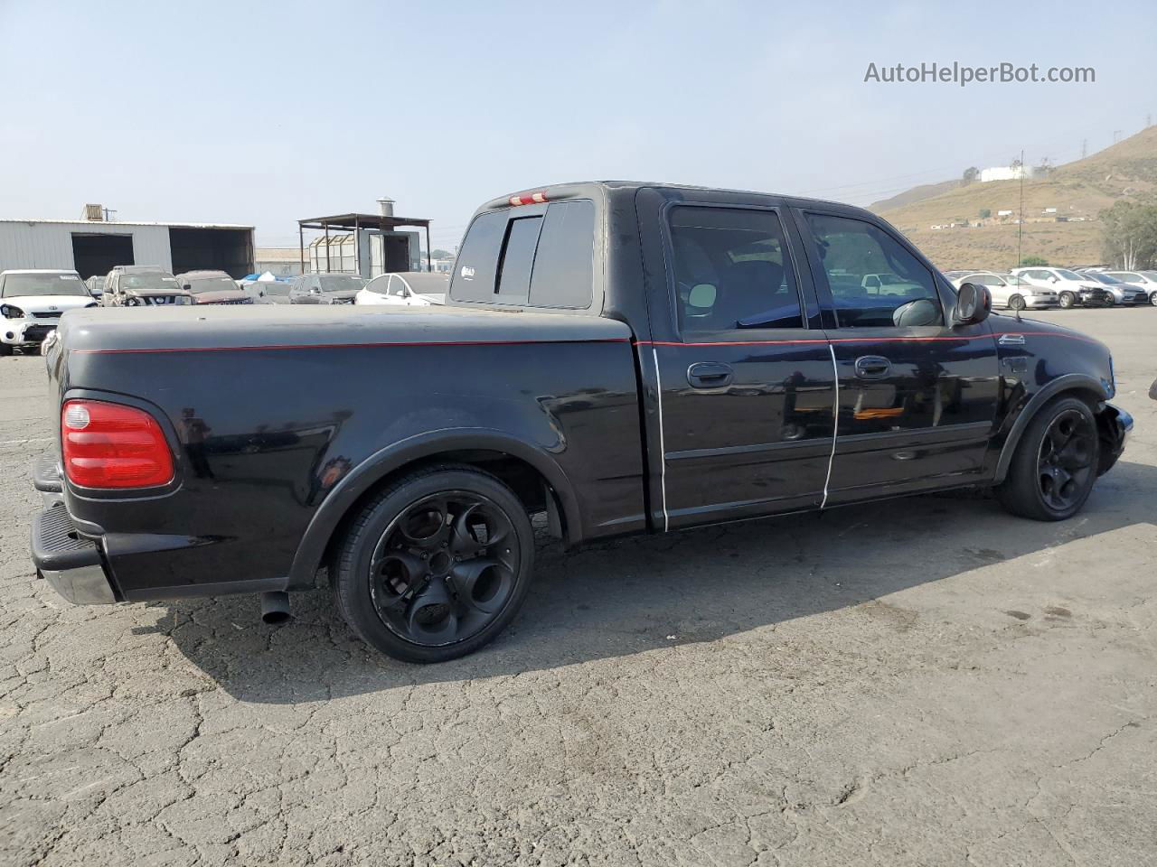 2001 Ford F150 Supercrew Black vin: 1FTRW07LX1KB66876