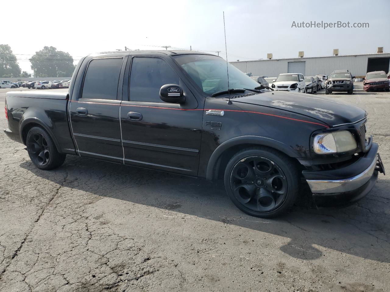 2001 Ford F150 Supercrew Black vin: 1FTRW07LX1KB66876