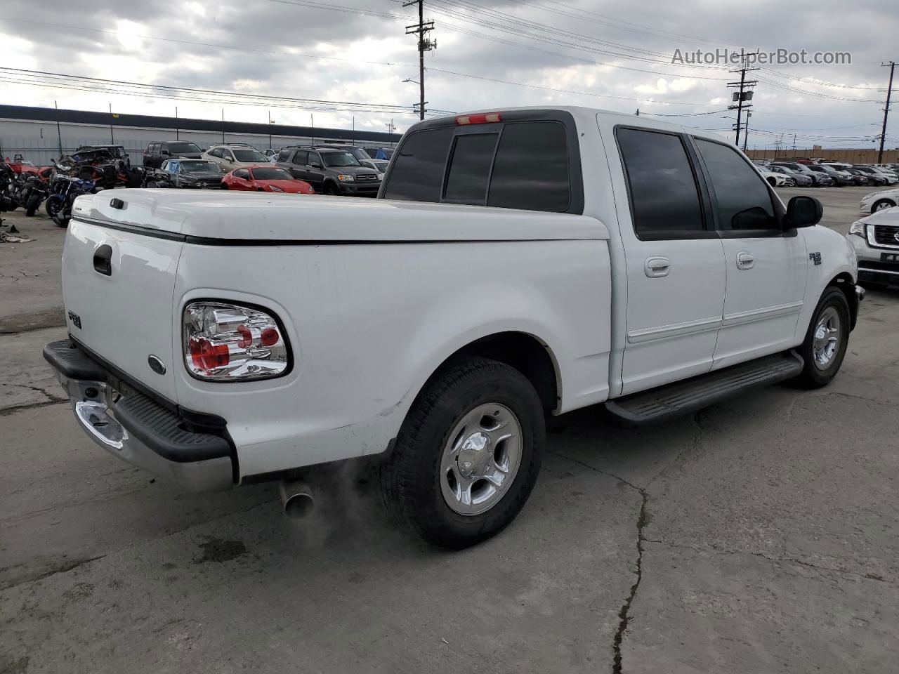 2001 Ford F150 Supercrew White vin: 1FTRW07LX1KB77893