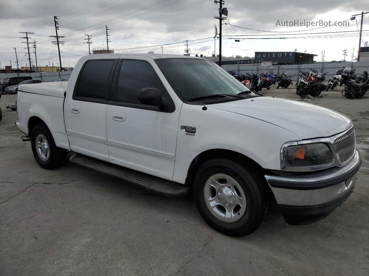 2001 Ford F150 Supercrew White vin: 1FTRW07LX1KB77893