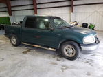 2001 Ford F150 Supercrew Зеленый vin: 1FTRW07W11KD95375