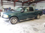 2001 Ford F150 Supercrew Зеленый vin: 1FTRW07W11KD95375