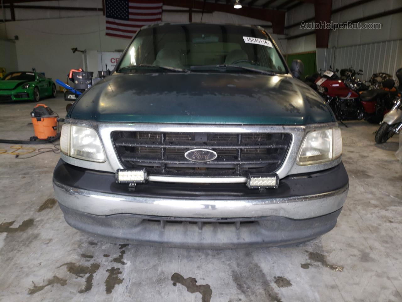 2001 Ford F150 Supercrew Green vin: 1FTRW07W11KD95375