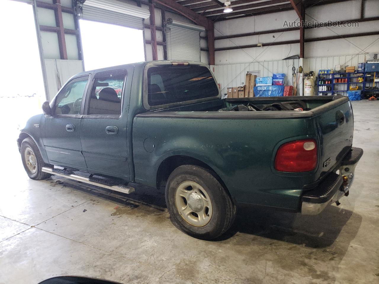 2001 Ford F150 Supercrew Green vin: 1FTRW07W11KD95375