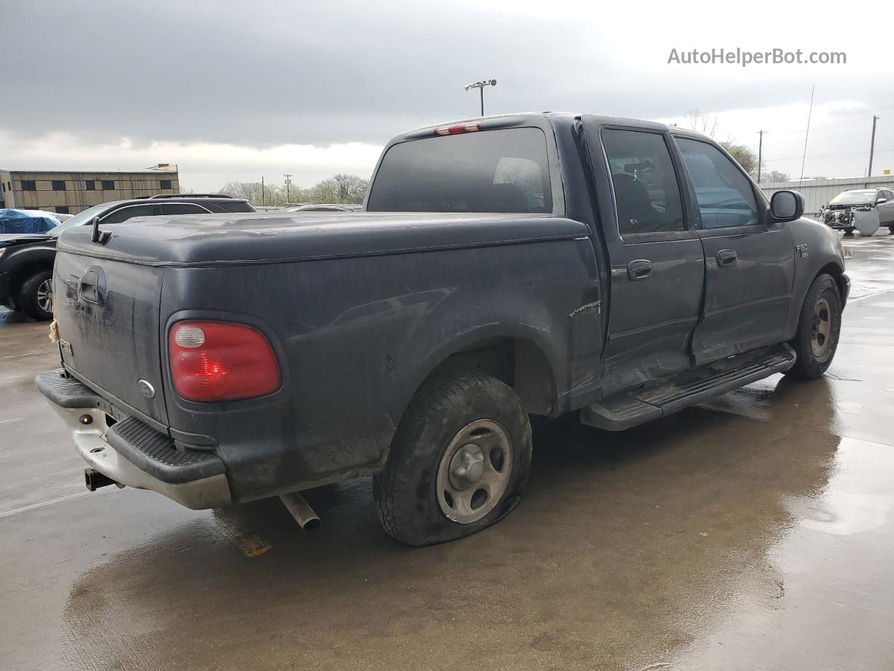 2001 Ford F150 Supercrew Gray vin: 1FTRW07W11KE02910