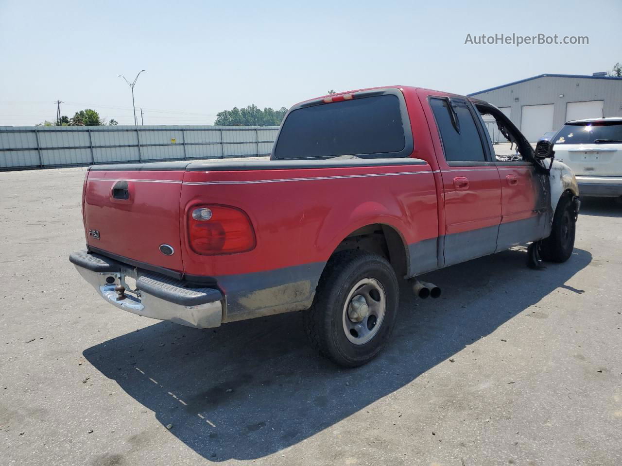 2001 Ford F150 Supercrew Красный vin: 1FTRW07W11KF89808