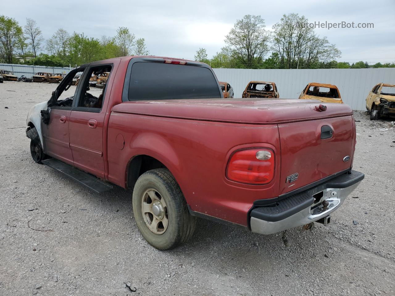 2001 Ford F150 Supercrew Red vin: 1FTRW07W21KD86961