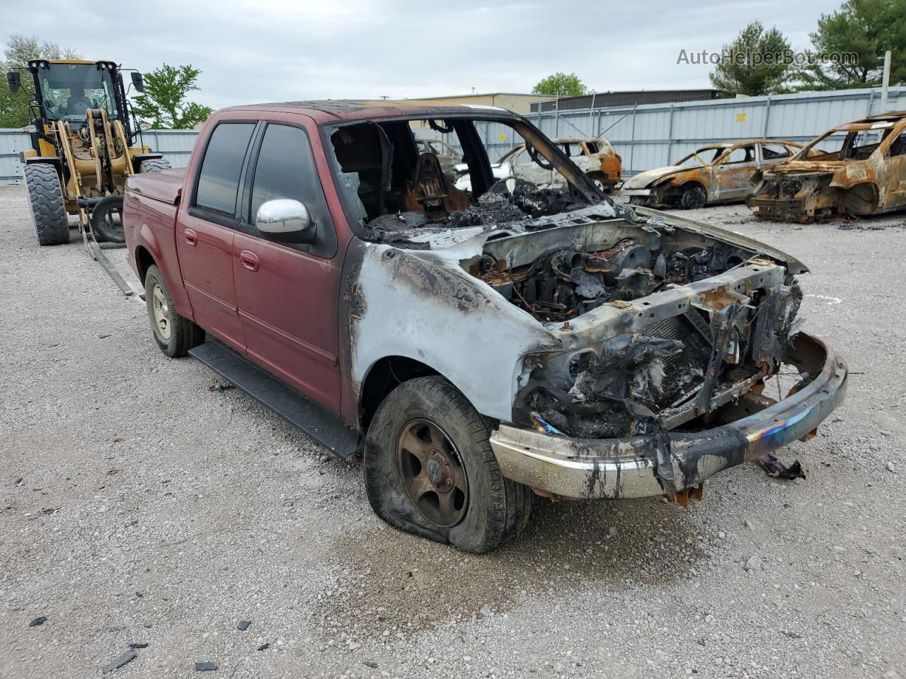 2001 Ford F150 Supercrew Red vin: 1FTRW07W21KD86961