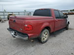 2001 Ford F150 Supercrew Красный vin: 1FTRW07W21KD86961