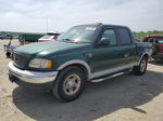 2001 Ford F150 Supercrew Green vin: 1FTRW07W21KE14872