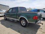 2001 Ford F150 Supercrew Green vin: 1FTRW07W21KE14872