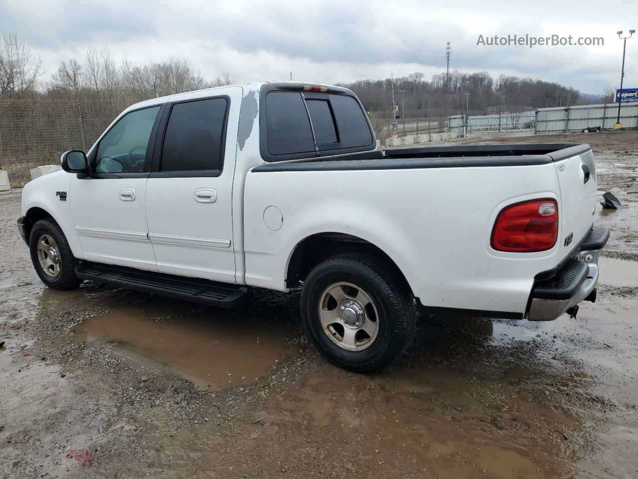 2001 Ford F150 Supercrew White vin: 1FTRW07W41KD77775