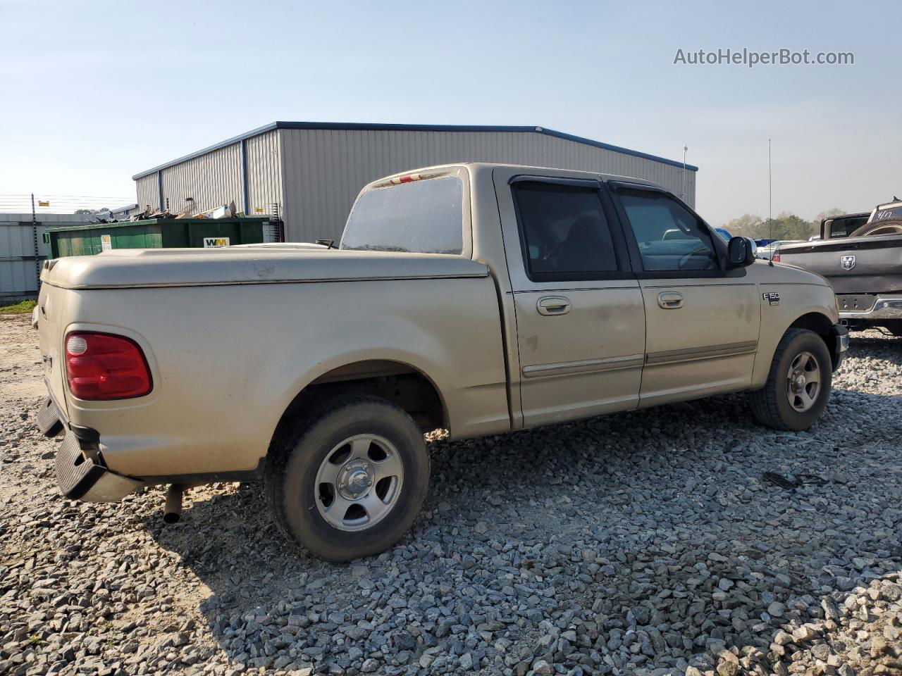 2001 Ford F150 Supercrew Tan vin: 1FTRW07W41KE43595