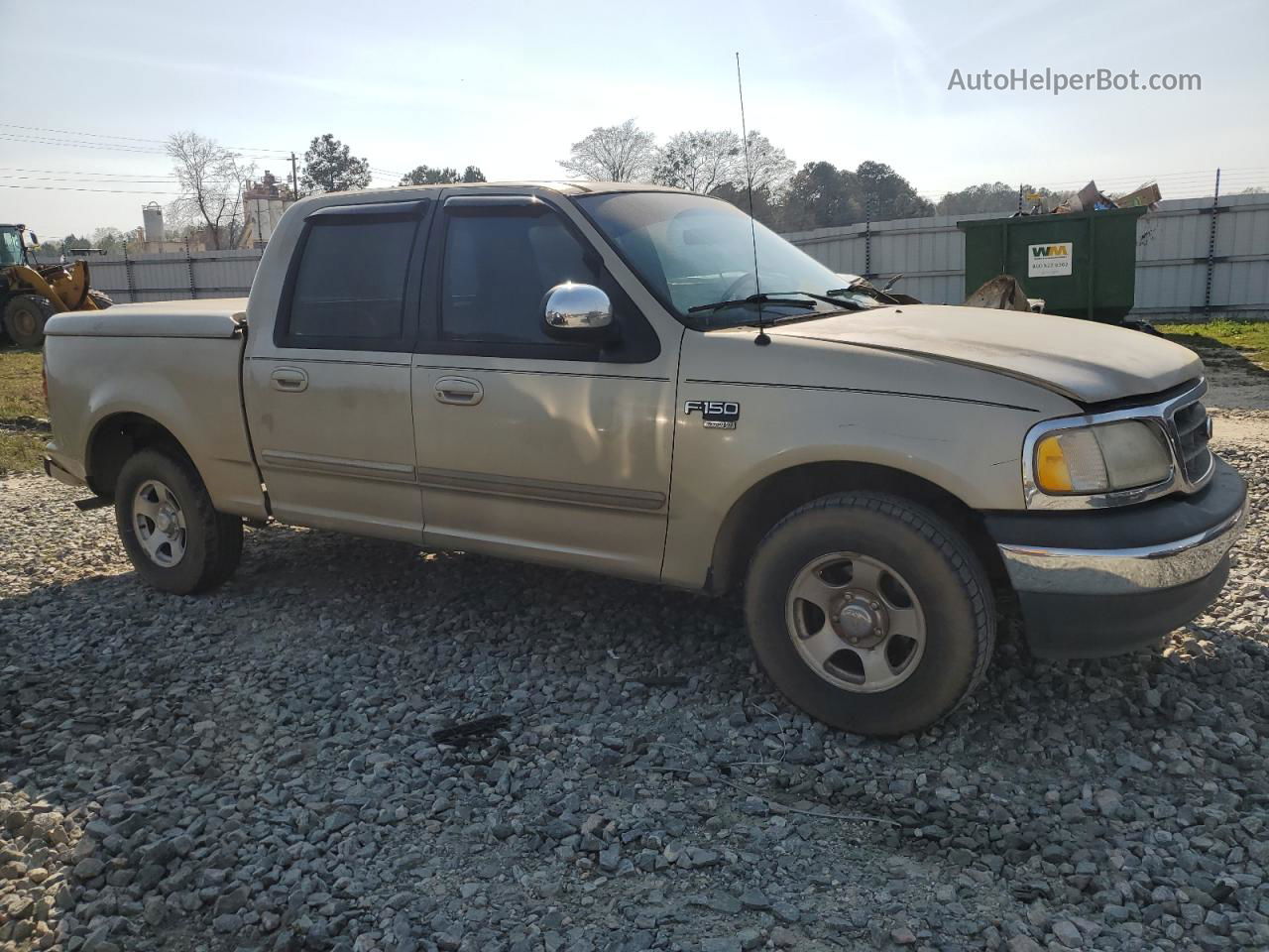 2001 Ford F150 Supercrew Желто-коричневый vin: 1FTRW07W41KE43595