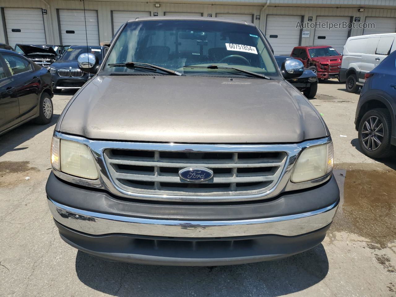 2001 Ford F150 Supercrew Tan vin: 1FTRW07W51KA09038