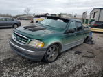 2001 Ford F150 Supercrew Зеленый vin: 1FTRW07W61KE31478