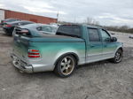 2001 Ford F150 Supercrew Green vin: 1FTRW07W61KE31478