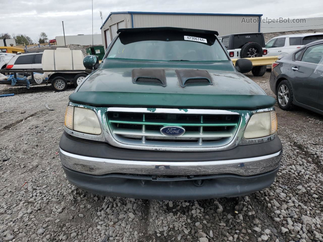 2001 Ford F150 Supercrew Green vin: 1FTRW07W61KE31478