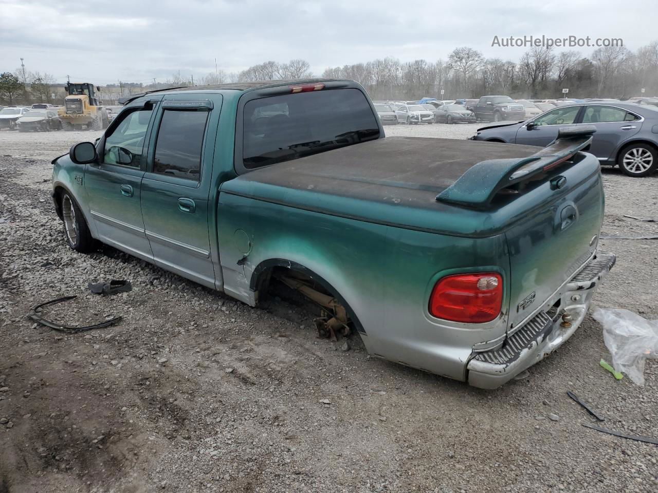 2001 Ford F150 Supercrew Green vin: 1FTRW07W61KE31478