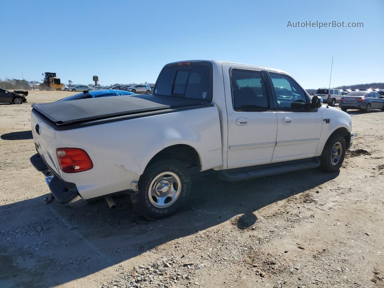 2001 Ford F150 Supercrew White vin: 1FTRW07W81KE02113