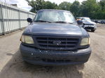 2001 Ford F150 Supercrew Blue vin: 1FTRW07W91KA21922