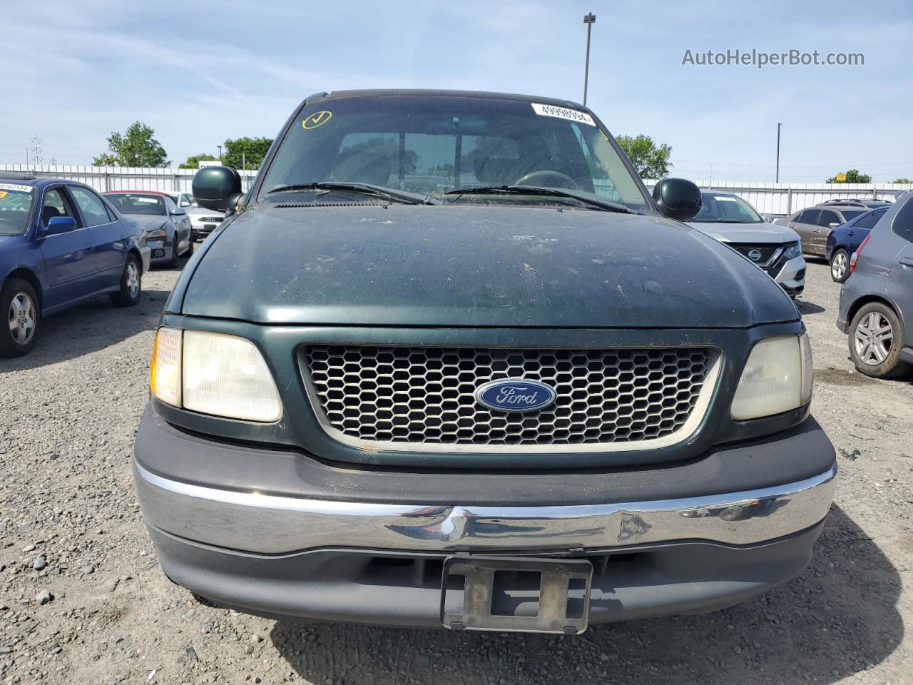 2001 Ford F150 Supercrew Green vin: 1FTRW07W91KB16979