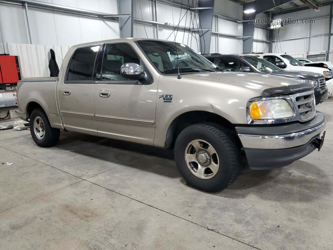 2001 Ford F150 Supercrew Tan vin: 1FTRW07W91KB55068